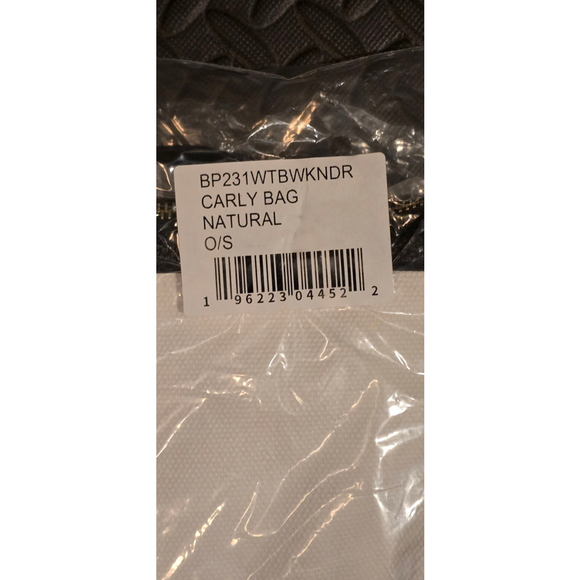 Women's Walter Baker White & Black Tote Bag O/S - Picture 5 of 5